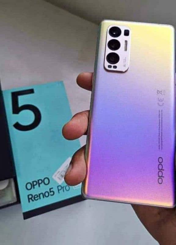 oppo Reno 5 pro 12 ram 256 GB complete box for sale (03427300550) 1