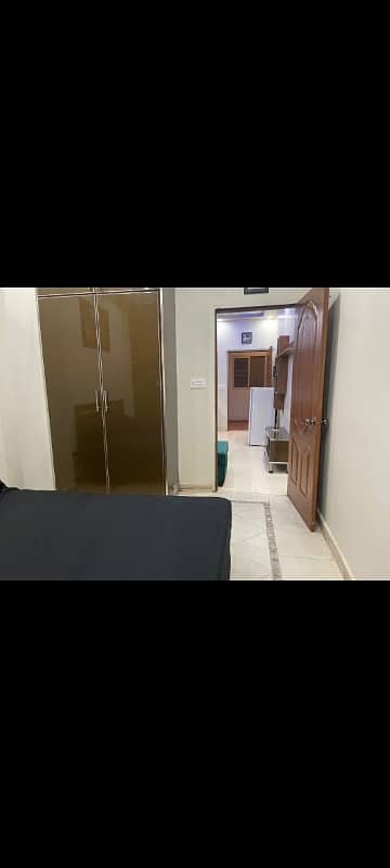 1 bed living fully furnished flat for rent near emporium mall and expo center block H3 3