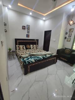 1 bed living fully furnished flat for rent near emporium mall and expo center block H3