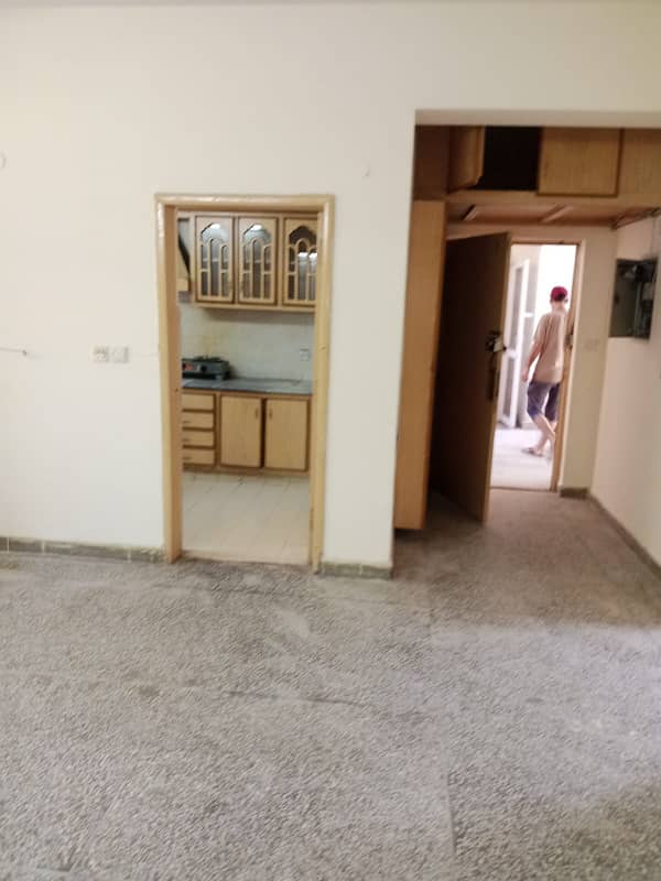 G11/3 ibne sina road C type flat For Rent Ground floor only family with Extra Land 6