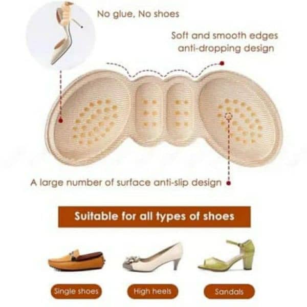 High heel pad woman insoles for shoes 6pcs sale 2