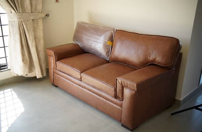 Leather Sofa and Jute sofa 1