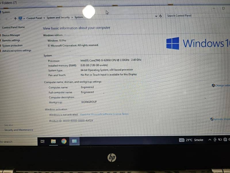 HP Pavilion i5 6th Gen (15-AU034TX) Laptop for Sale 2