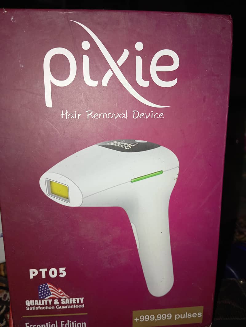 pixie hair removal device p T05 999999 pulses 0