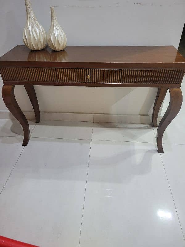 wooden console table 2