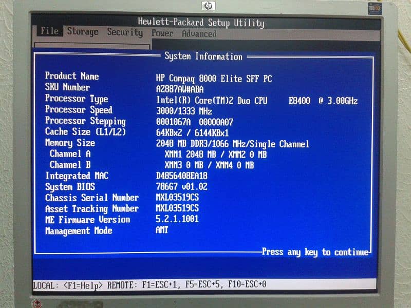 HP Desktop used ok best condition 2