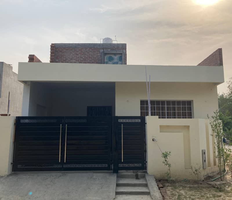 Corner Single Unit New Brand House Solid Construction For Sale In Palm City Housing Scheme 0