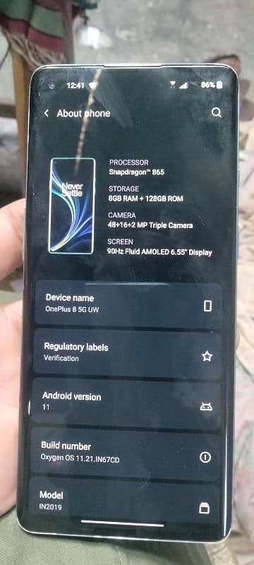 one plus 8 5guw pta approved exchange possible with good phone 3