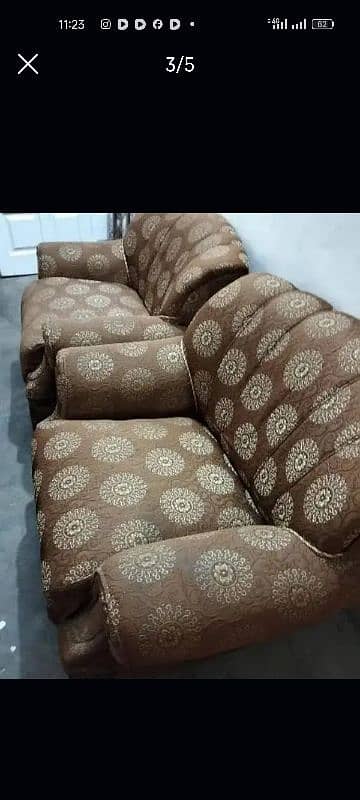 5 seater sofa set with cover 2