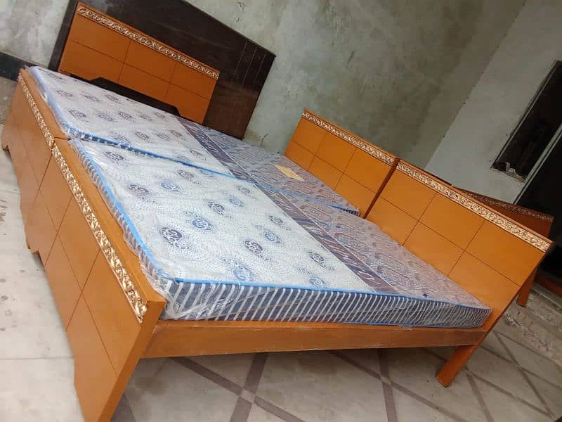 single bed/bed with matress/reasoble price 1