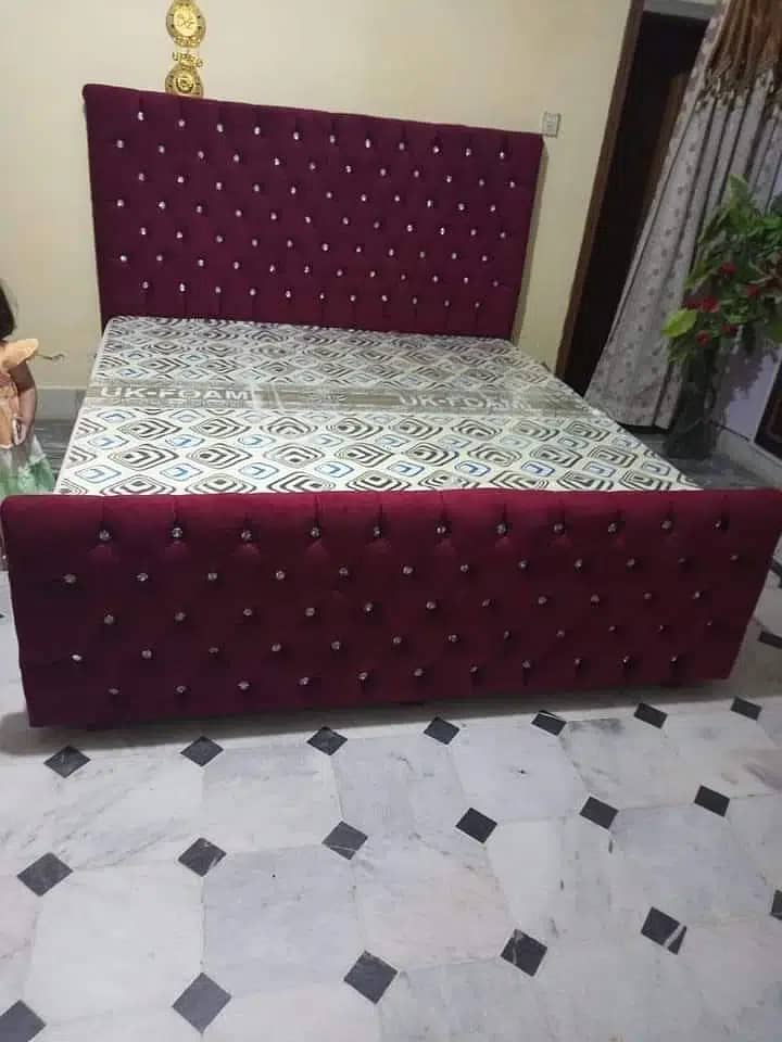 Bed/Double bed/single bed/king size bed/wooden bed/polish bed/Furnitur 2