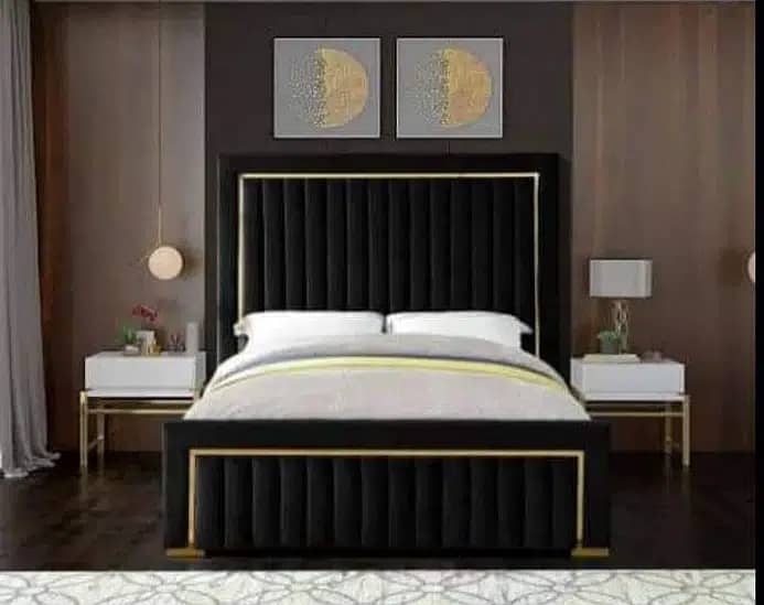 Bed/Double bed/single bed/king size bed/wooden bed/polish bed/Furnitur 8