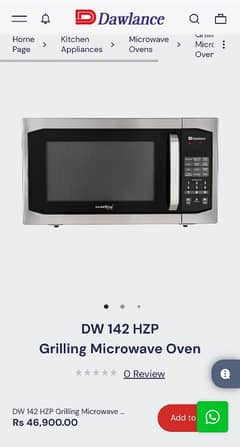 Brand new microwave oven- DW 142 HZP