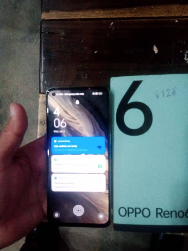 oppo Reno 6 ram 8 128 all ok no open no reper fist finger 1