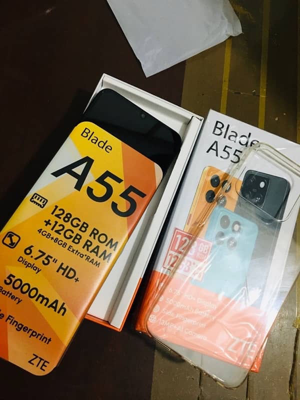 ZTE Blade A55 Only Box Open 11