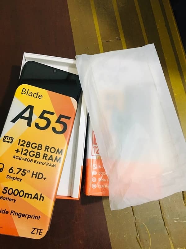 ZTE Blade A55 Only Box Open 12