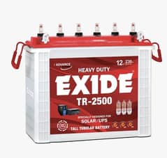 Tubular Battery Exide TR-2500