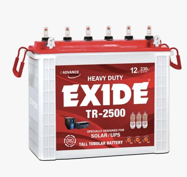 Tubular Battery Exide TR-2500 0