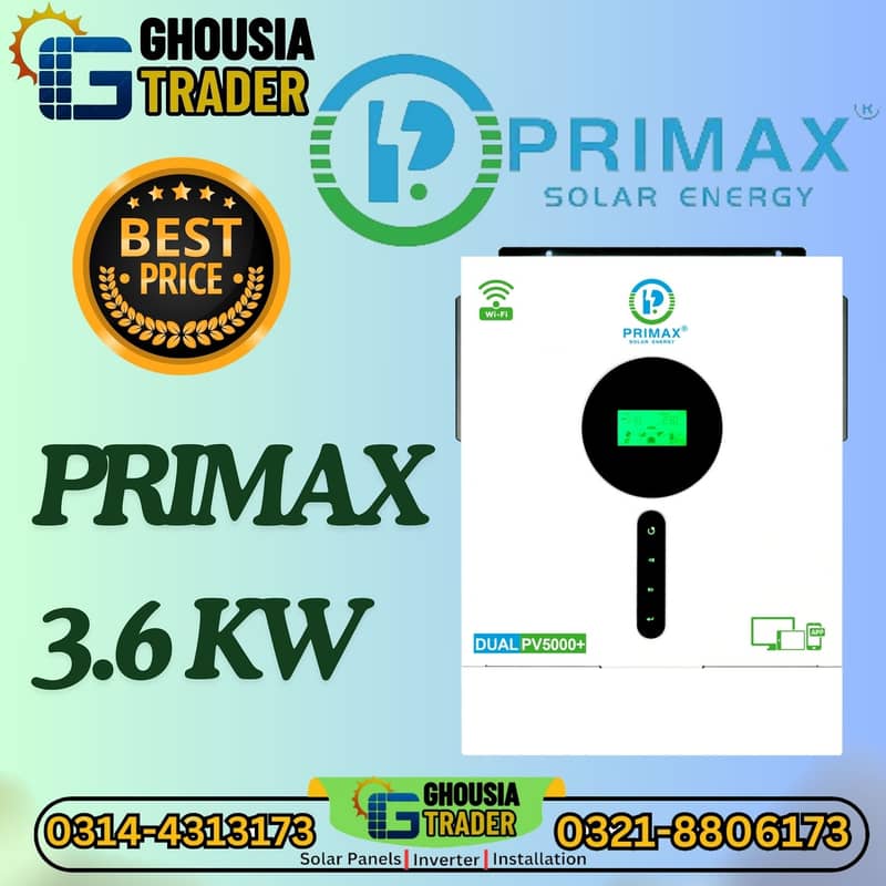 PRIMAX  crown maxpower HYBRID SOLAR INVERTER 0