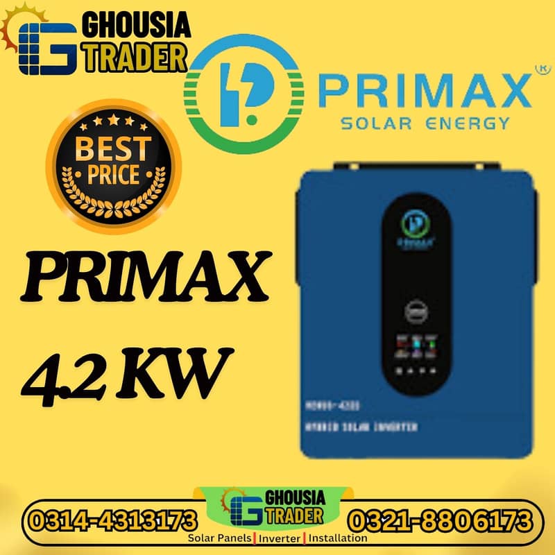 PRIMAX  crown maxpower HYBRID SOLAR INVERTER 9