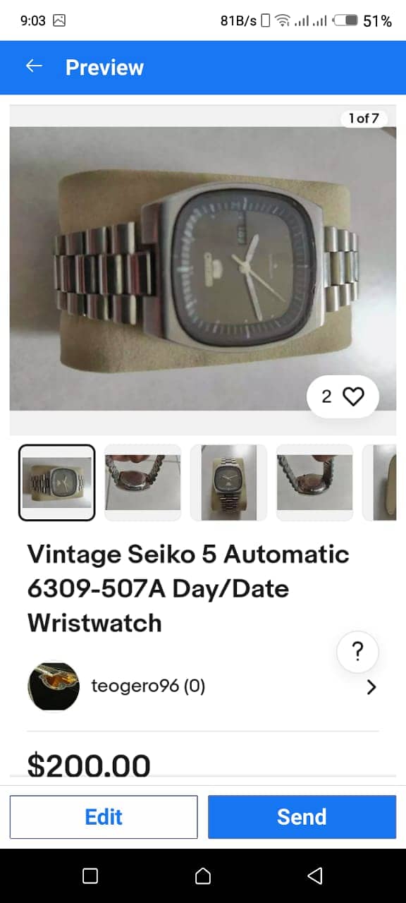 Seiko 5 Automatic For Sale Japan 0