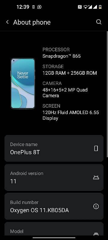 OnePlus 8t water pak 1