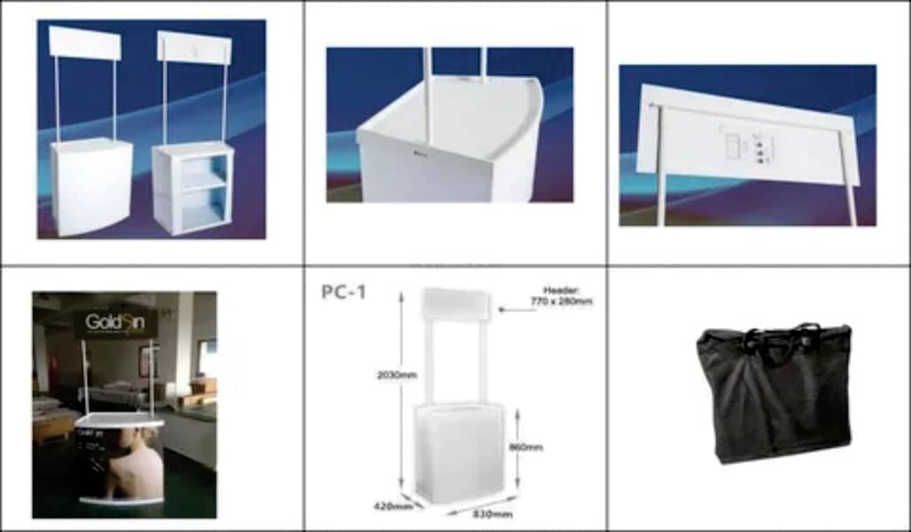 Display Stands - Panda Stand, A3 Stand, Kiosk table, Rollup Stands, 11