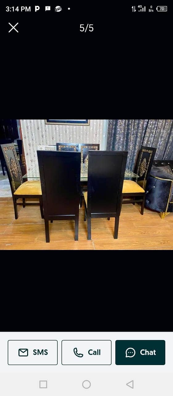 Dining Tables\6 chairs dining\8 seater dining table\wooden table sale 0