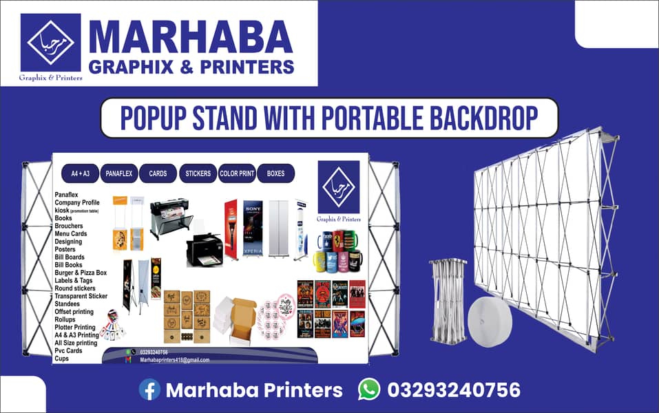 Display Stands - Panda Stand, A3 Stand, Kiosk table, Rollup Stands, 4