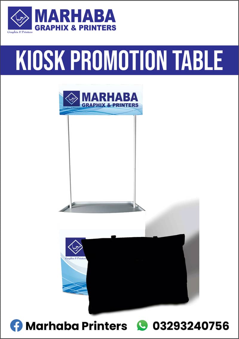 Display Stands - Panda Stand, A3 Stand, Kiosk table, Rollup Stands, 6