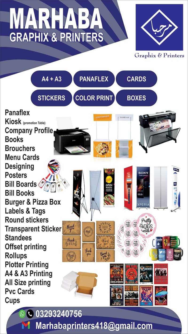 Display Stands - Panda Stand, A3 Stand, Kiosk table, Rollup Stands, 12