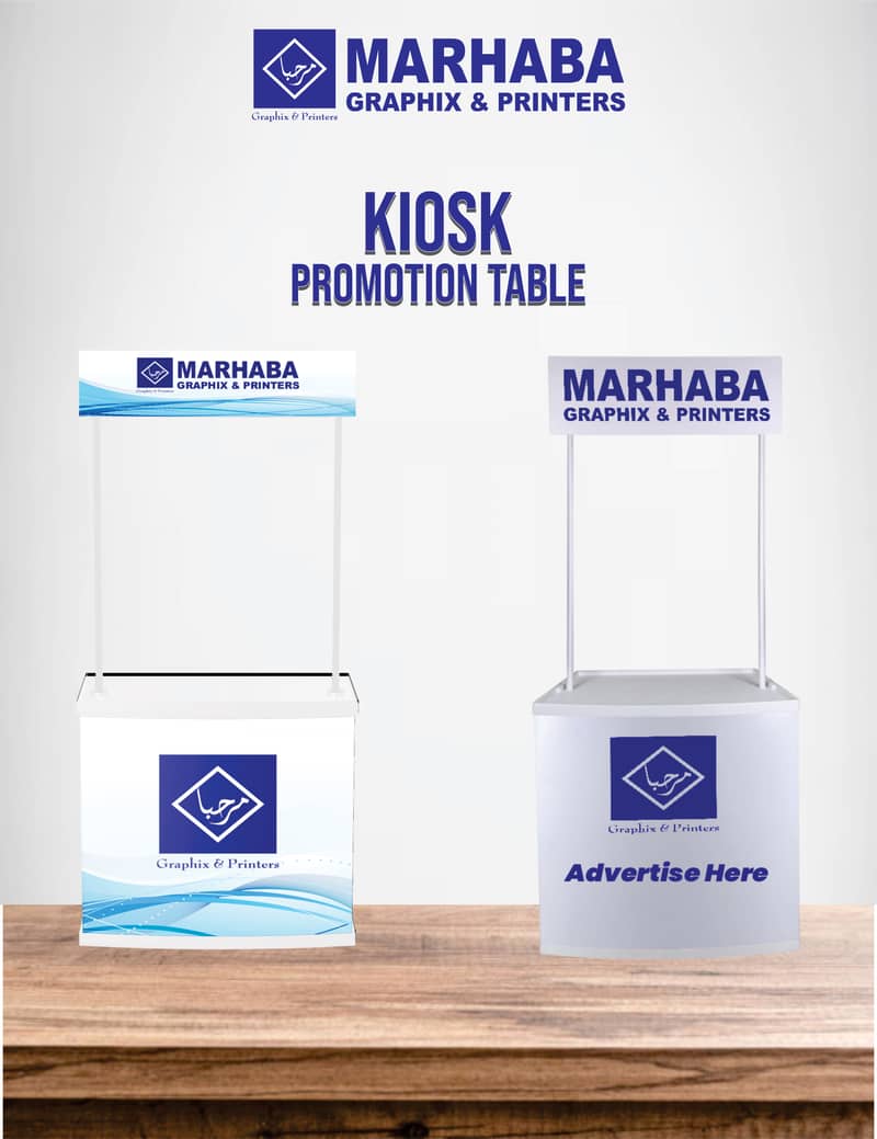 Display Stands - Panda Stand, A3 Stand, Kiosk table, Rollup Stands, 18