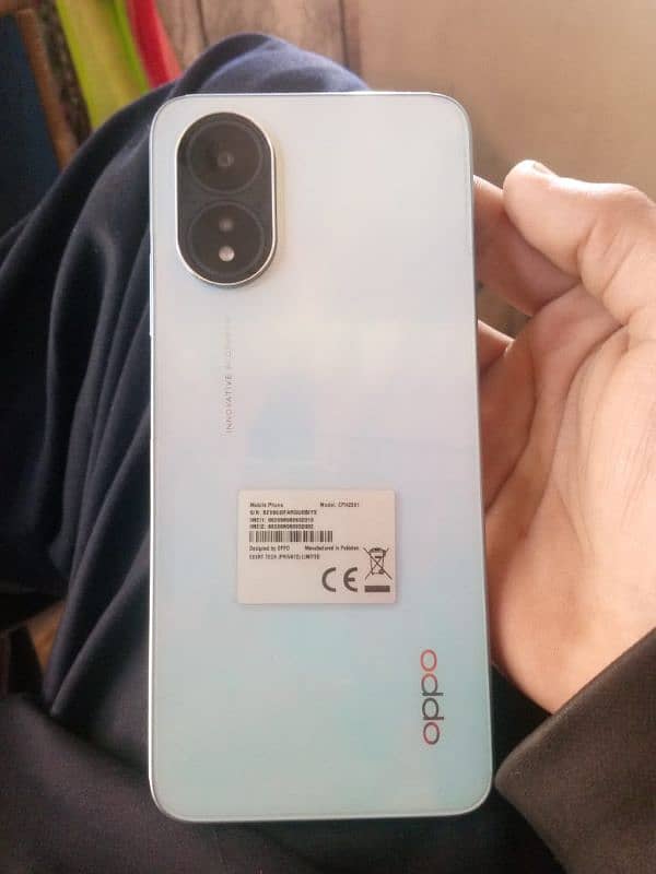 Oppo a18 without box and charger 2