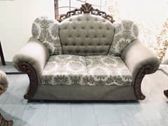 Slightly used sofa Set For Sale 321 Urgent For Sale thokar Lahore