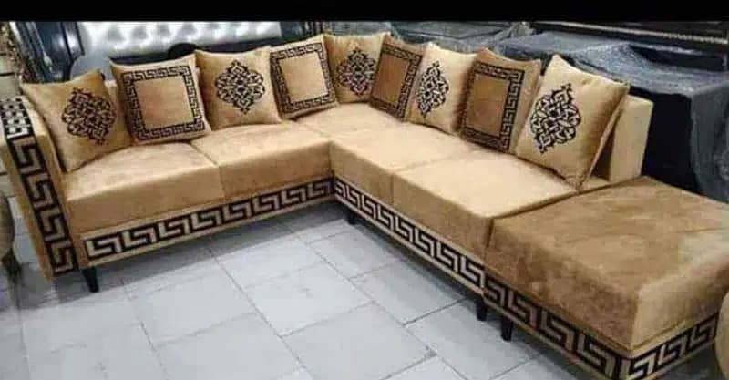 Corner sofa set/L shaped sofa set/Sofa set/6 seater/sofa cum bed 4