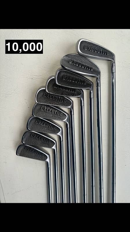 Golf Sticks Irons Drivers Wedge Sand Bag Wilson & Executive 6