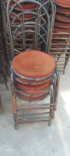 Iron dining chairs