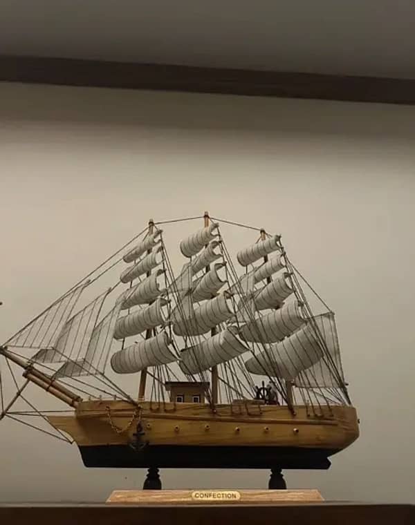 Wooden Model Sailboats Ships Boats Furniture Home Decor 2