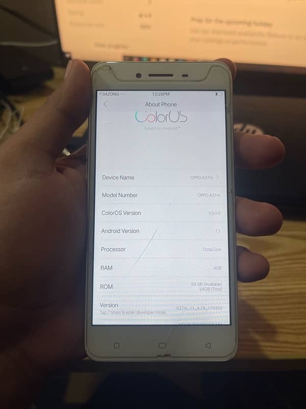 oppo a 37  4gb 64gb for sale 7