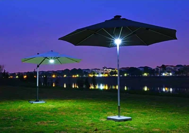 Outdoor Patio Umbrella, Sun shade cantilever parasol tent gazebo cove 4