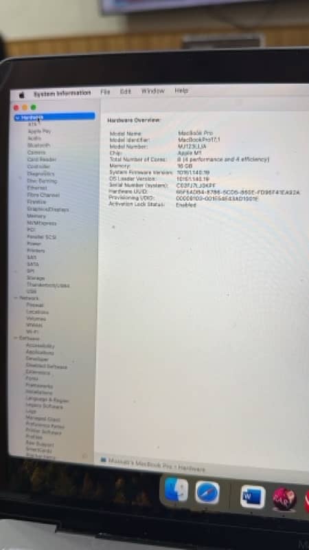 MacBook Pro m1 16GB/ 1 TB 5