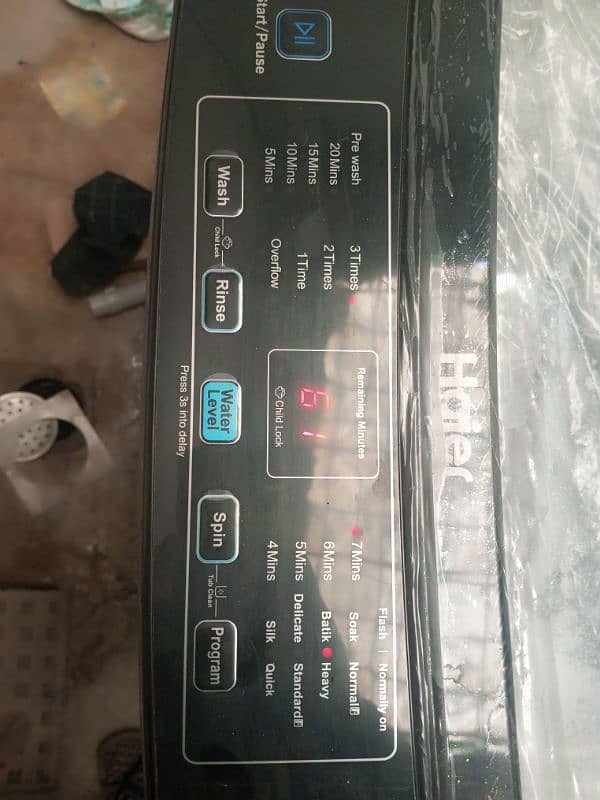 haier washing machine model HWM 150-826 1