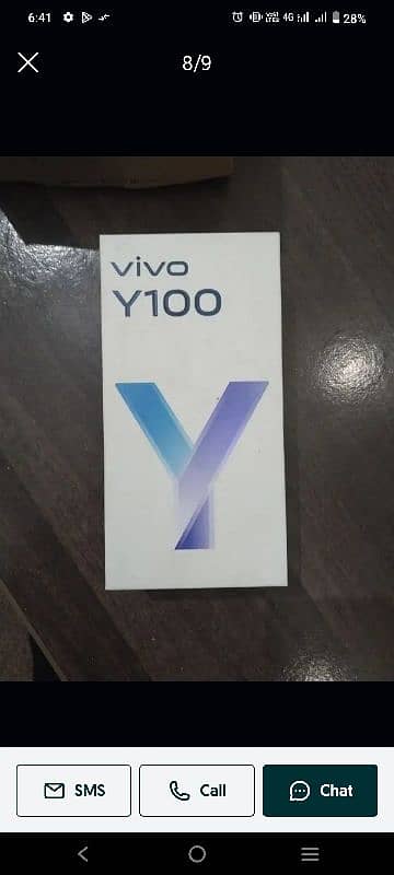 vivo y100 very good condition box chargr sath ha 2