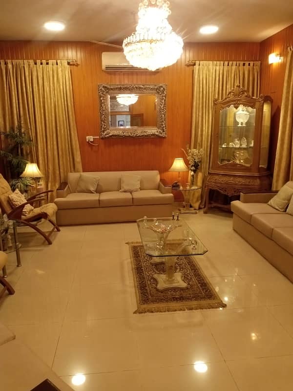 I-8 One Kanal Full Furnished Ground Portion For Rent 0