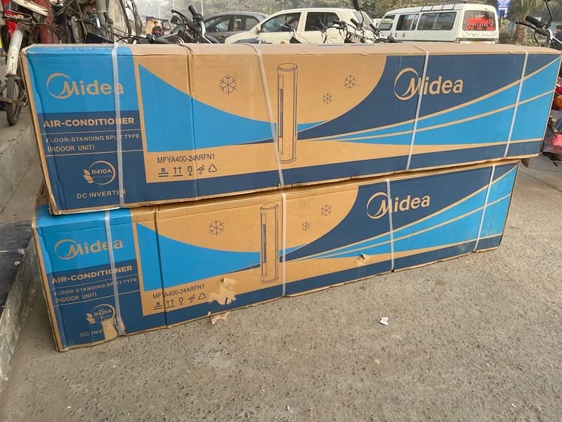 Midea 2 Ton Full DC Inverter Floor Standing AC Air Feel 1