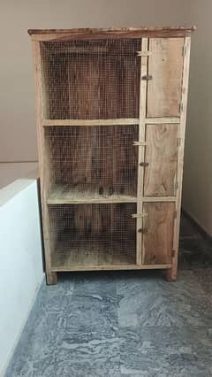 Wood cage