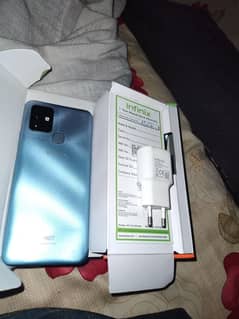 Infinix HOT 10 4/64 with original box&charger 9.5/10 condition