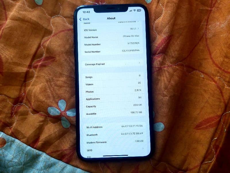 IPHONE XS MAS | 256GB | NON PTA 2