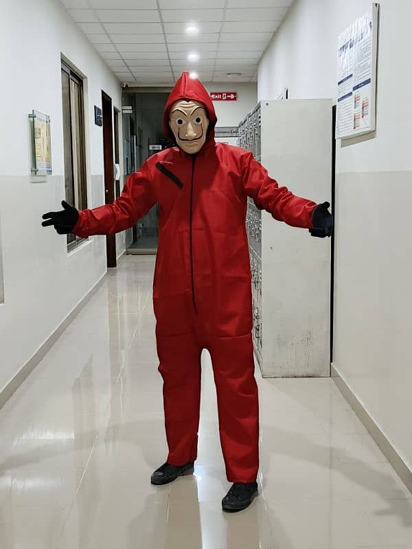 Money Heist Costume with Mask - Inspired by Iconic Series 0