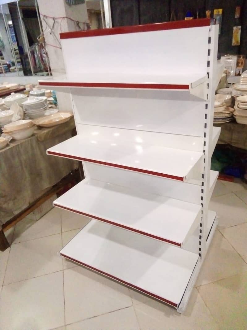 Store Racks Wall Display Racks Double side Racks Cash counter & trolly 6